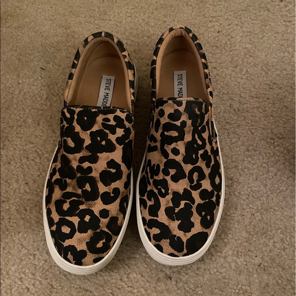 Steve Madden cheetah print sneakers